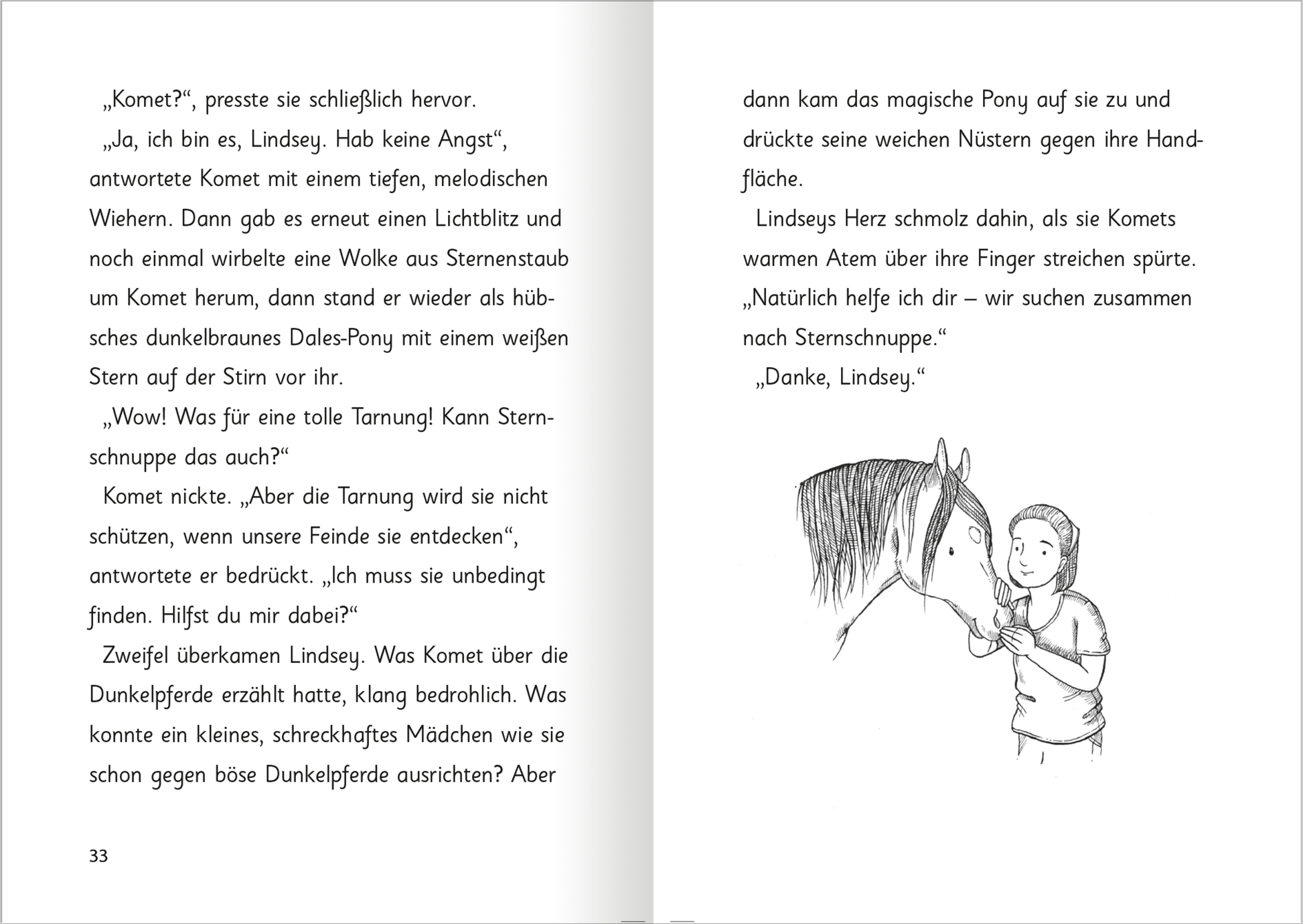 Gezeigt wird eine Innen- oder Zusatzansicht von „Zauberponys – Magie auf vier Hufen“.