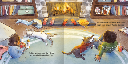 Gezeigt wird eine Innen- oder Zusatzansicht von „Winterzeit – Kuschelzeit“.