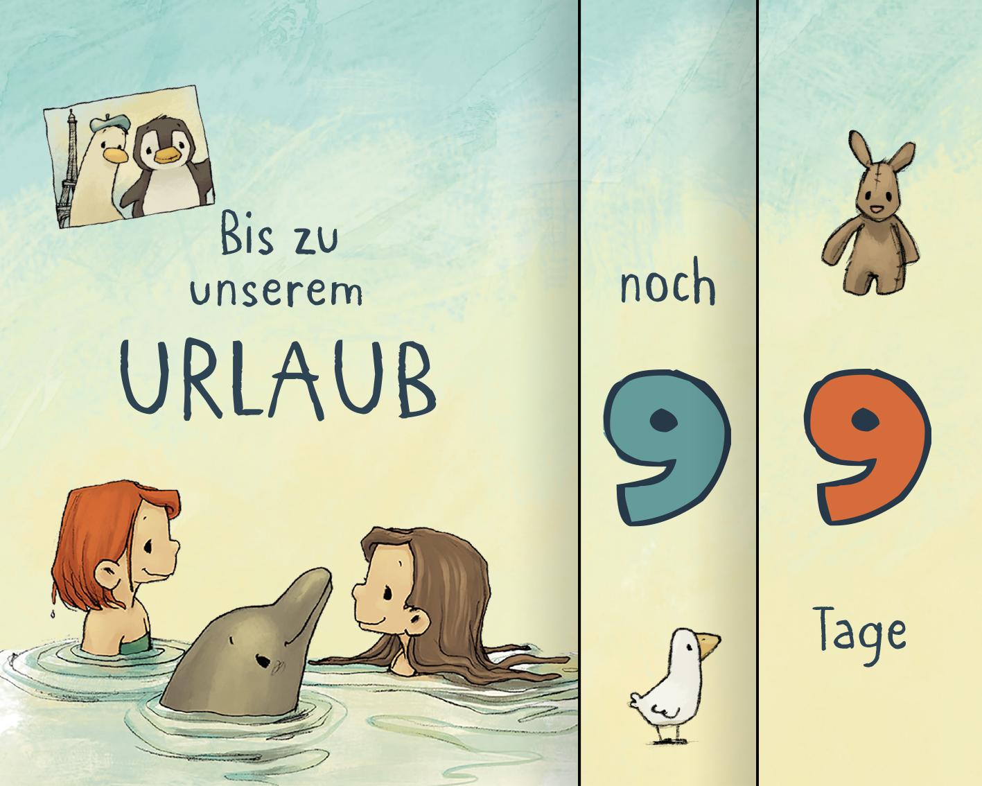 Gezeigt wird eine Innen- oder Zusatzansicht von „Anouk – Mein Countdown-Kalender“.