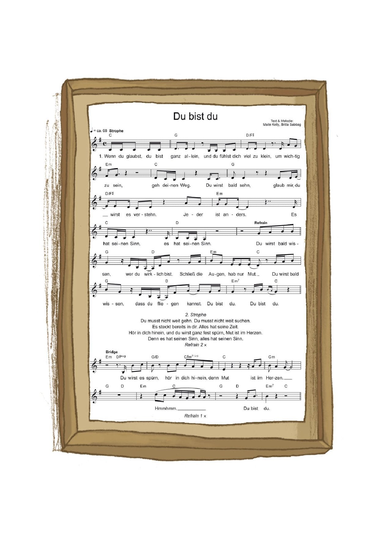 Notenblatt
