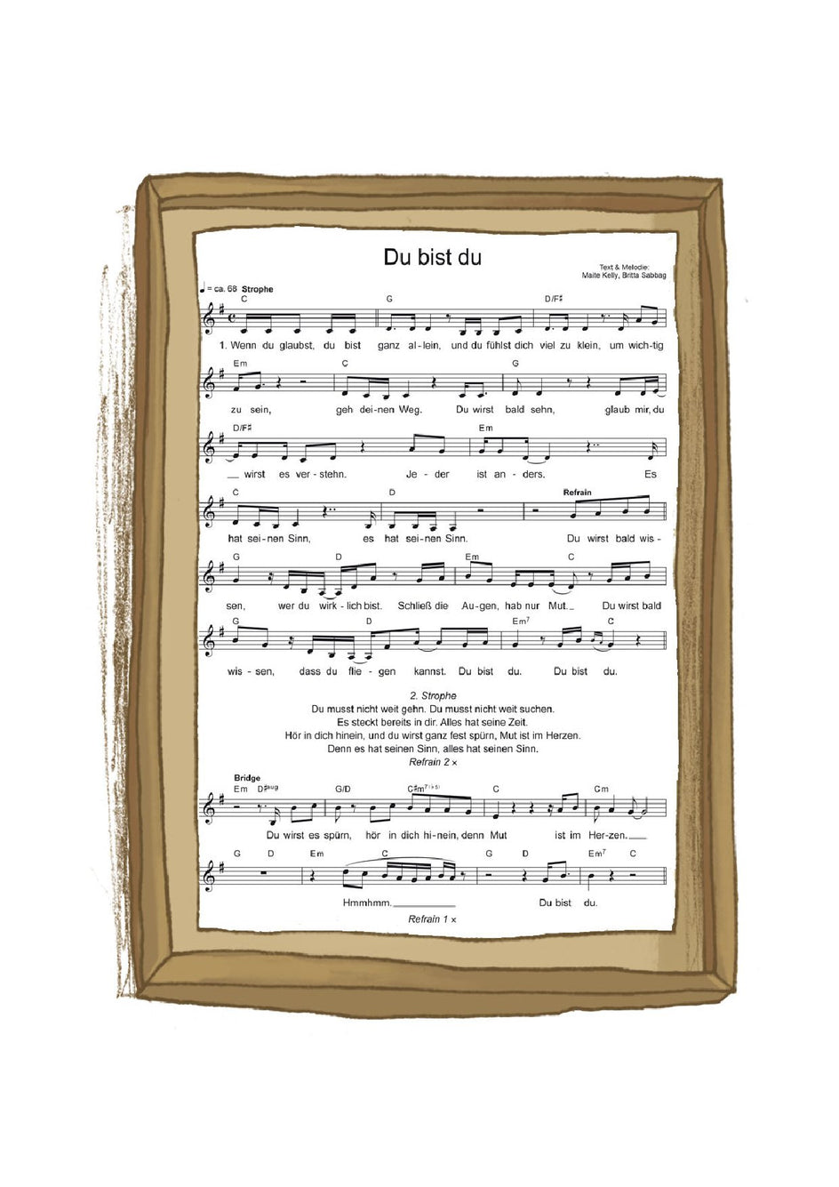 Notenblatt