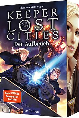 Buchcover: Keeper of the Lost Cities - Der Aufbruch - mit Farbschnitt