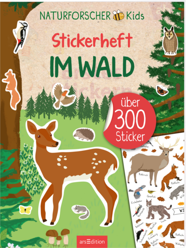 Naturforscher-Kids – Stickerheft Im Wald