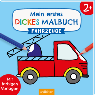 Mein erstes dickes Malbuch ab 2 – Fahrzeuge