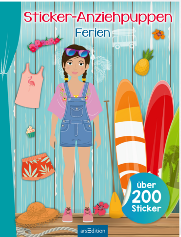 Sticker-Anziehpuppen – Ferien