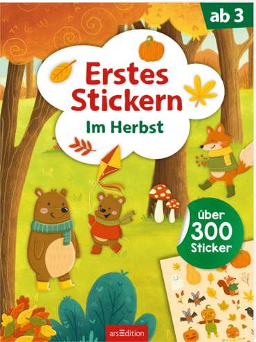 Erstes Stickern – Im Herbst