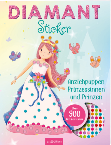 Diamantsticker Anziehpuppen – Prinzessinnen und Prinzen 