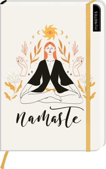 myNOTES Notizbuch A5: Namaste 