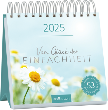 Postkartenkalender Vom Glück der Einfachheit 2025