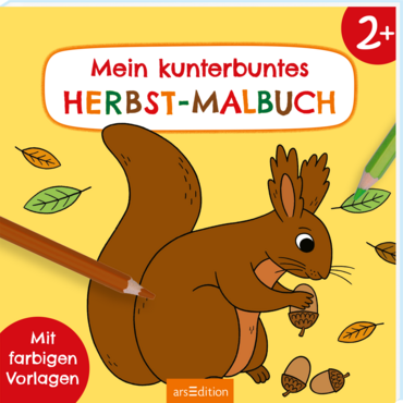 Malbuch ab 2 – Mein kunterbuntes Herbst-Malbuch