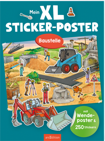 Mein XL Sticker-Poster Baustelle