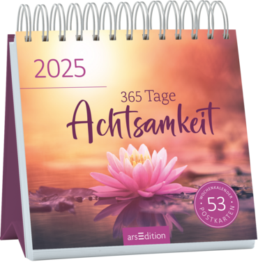 Postkartenkalender 365 Tage Achtsamkeit 2025