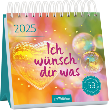 Postkartenkalender Ich wünsch dir was 2025