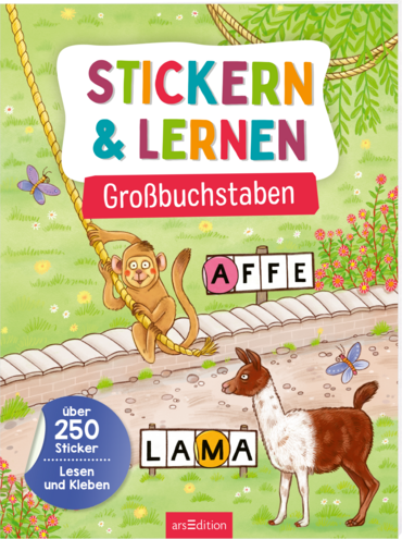 Stickern & Lernen – Großbuchstaben