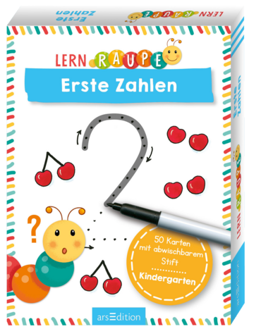 Lernraupe – Erste  Zahlen