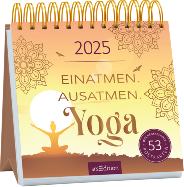 Postkartenkalender Einatmen. Austamen. Yoga. 2025