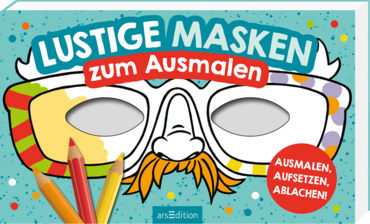 Lustige Masken zum Ausmalen