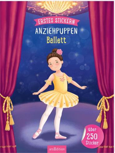 Erstes Stickern Anziehpuppen – Ballett