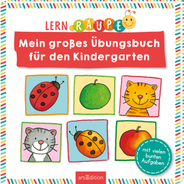 Lernraupe – Mein großes Übungsbuch für den Kindergarten