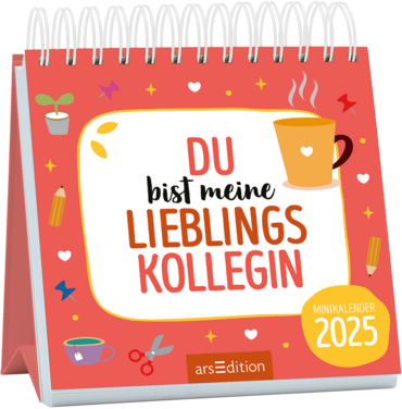 Mini-Monatskalender Du bist meine Lieblingskollegin 2025