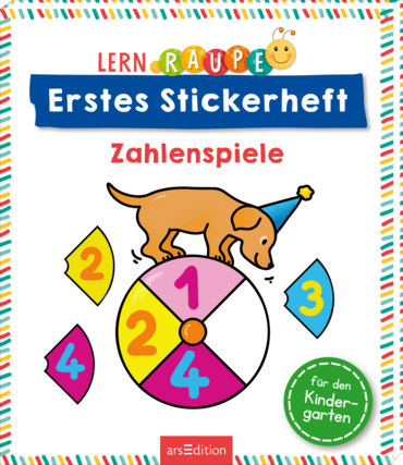 Lernraupe – Erstes Stickerheft – Zahlenspiele