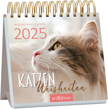 Mini-Wochenkalender Katzenweisheiten 2025