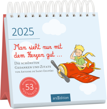 Postkartenkalender Man sieht nur mit dem Herzen gut 2025