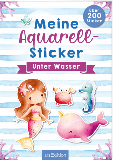 Meine Aquarell-Sticker –  Unter Wasser
