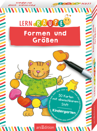 Lernraupe – Formen und Größen