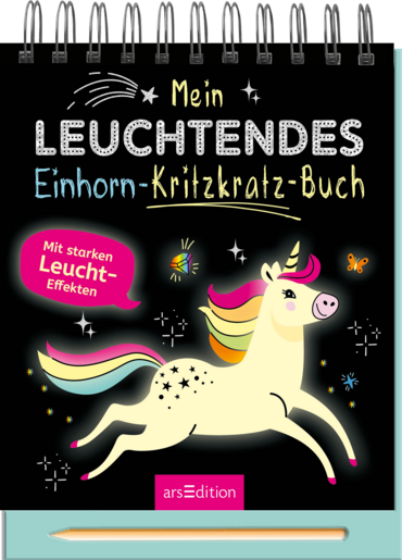 Mein leuchtendes Einhorn-Kritzkratz-Buch