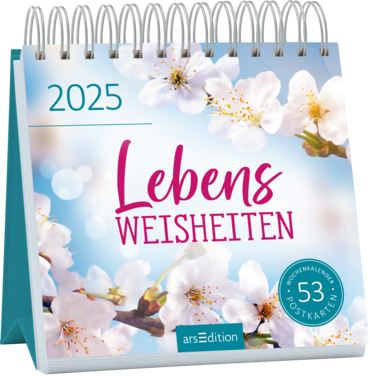 Postkartenkalender Lebensweisheiten 2025