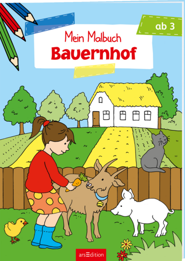 Mein Malbuch ab 3 Jahren – Bauernhof VE 5