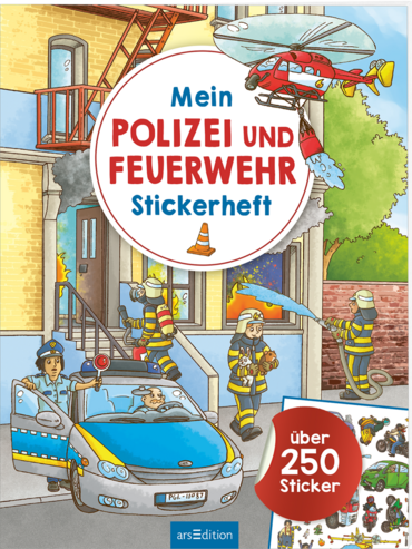 Mein Polizei- und Feuerwehr-Stickerheft