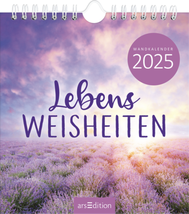 Wandkalender Lebensweisheiten 2025