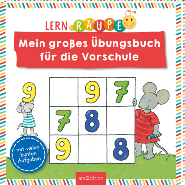 Lernraupe – Mein großes Übungsbuch für die Vorschule