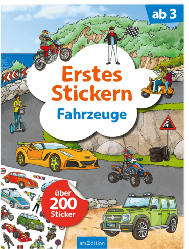 Erstes Stickern – Fahrzeuge