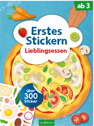 Erstes Stickern – Lieblingsessen