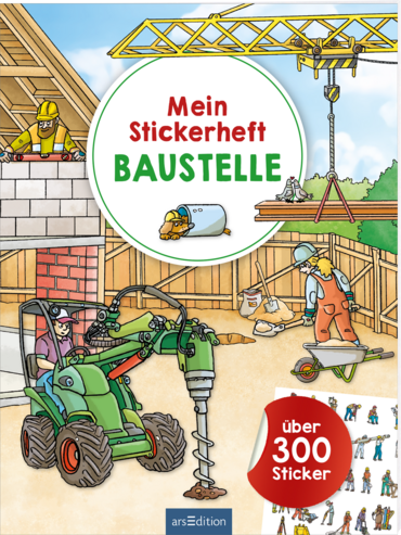 Mein Stickerheft Baustelle 