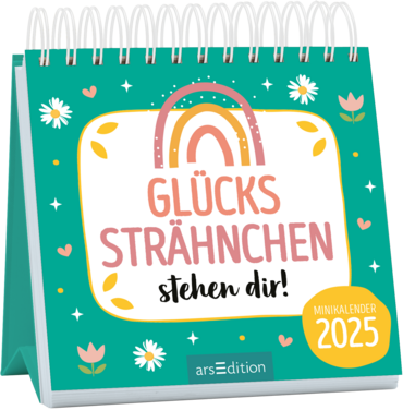 Mini-Monatskalender Glückssträhnchen stehen dir! 2025