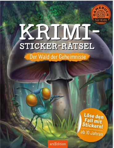 Krimi-Sticker-Rätsel  –  Der Wald der Geheimnisse