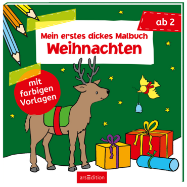 Mein erstes dickes Malbuch ab 2 – Weihnachten