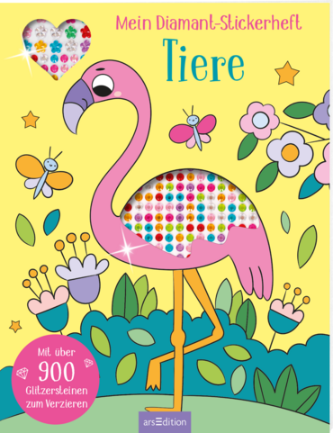 Mein Diamant-Stickerheft – Tiere