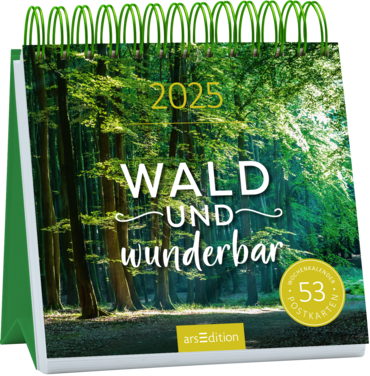 Postkartenkalender Wald und wunderbar 2025