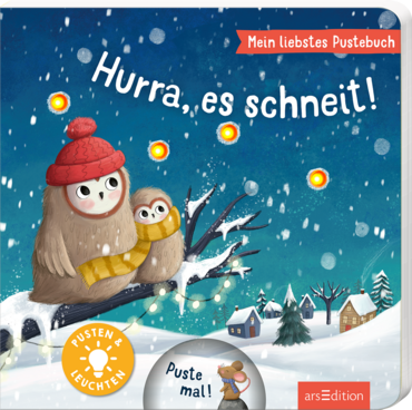 Mein liebstes Pustebuch – Hurra, es schneit!