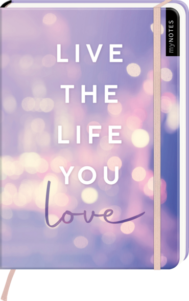 myNOTES Notizbuch A5: Live the life you love 